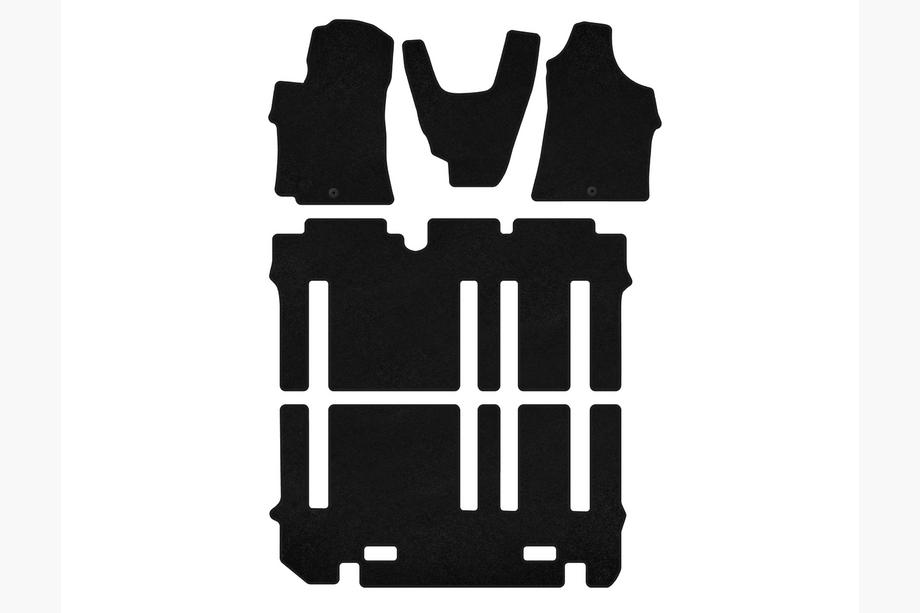 Hyundai H300, H1, Starex 2008–2020 Classic textiele automatten (complete set voor interieur, zwart) Image