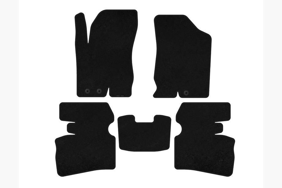 Hyundai I-30 2007–2011 Textiele automatten Classic (SW, Zwart) Image