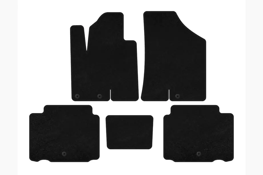 Hyundai IX55 2007–2012 Textiel automatten Classic (zwart) Image
