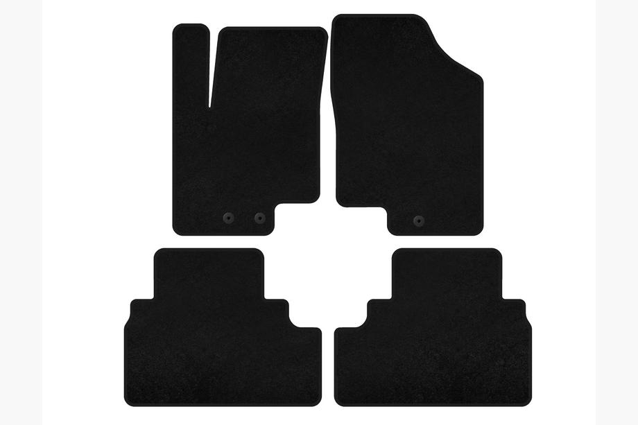 Kia Venga 2010–2019 Textiel automatten Classic (zwart) Image
