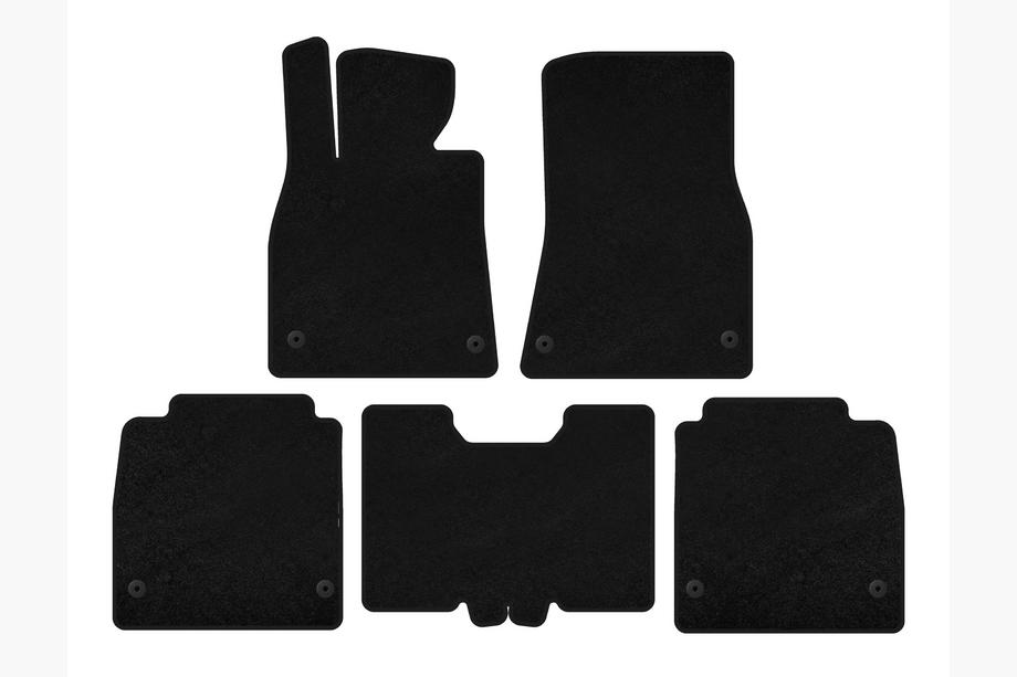 Lexus LS 2007–2017 Textiele automatten Classic (2007-2010, SD, lange wielbasis, zwart) Image