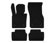 Mini Cooper F55/56/57 2014–2023 Textiele vloermattenset Classic (voor F55, 5-deurs, zwart) foto 1