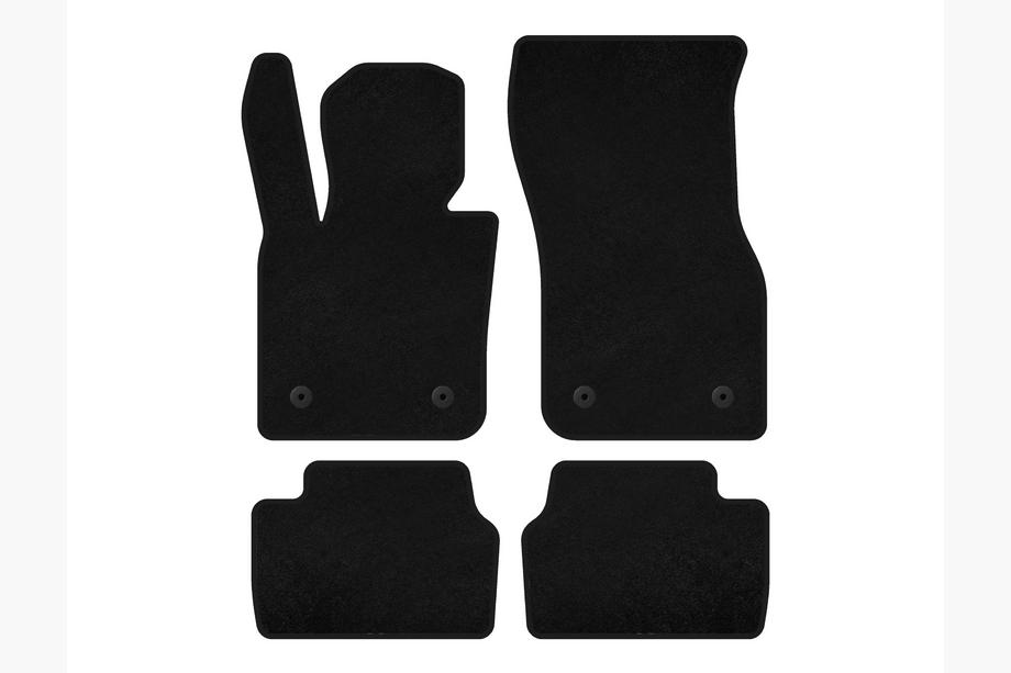 Mini Cooper F55/56/57 2014–2023 Textiele vloermattenset Classic (voor F55, 5-deurs, zwart) Image