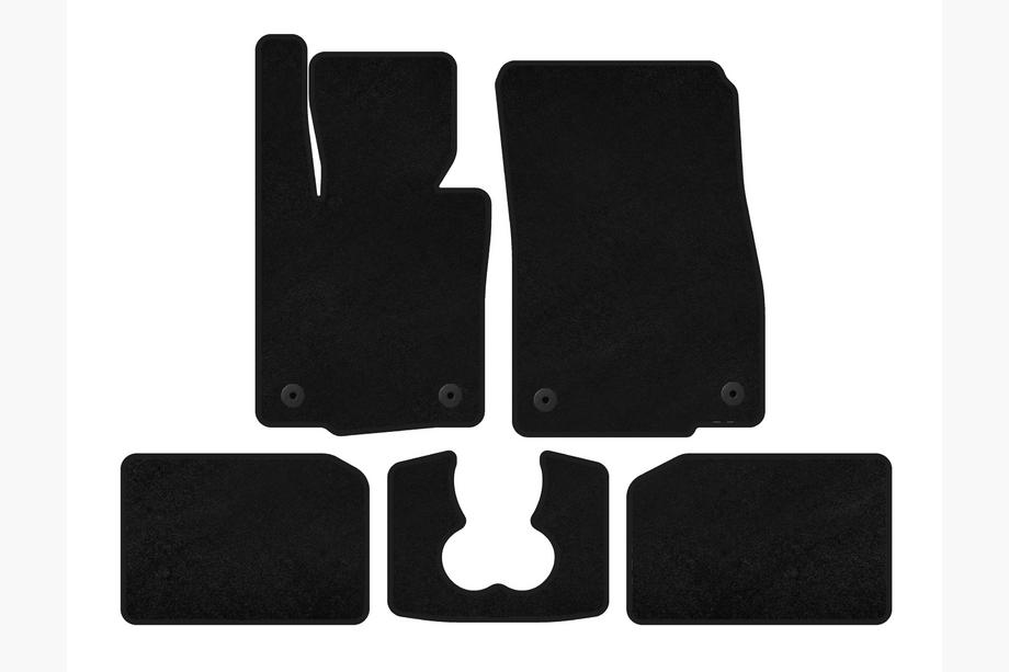 Mini Cooper F55/56/57 2014–2023 Textiel automatten Classic (voor S F55, 5-deurs, zwart) Image