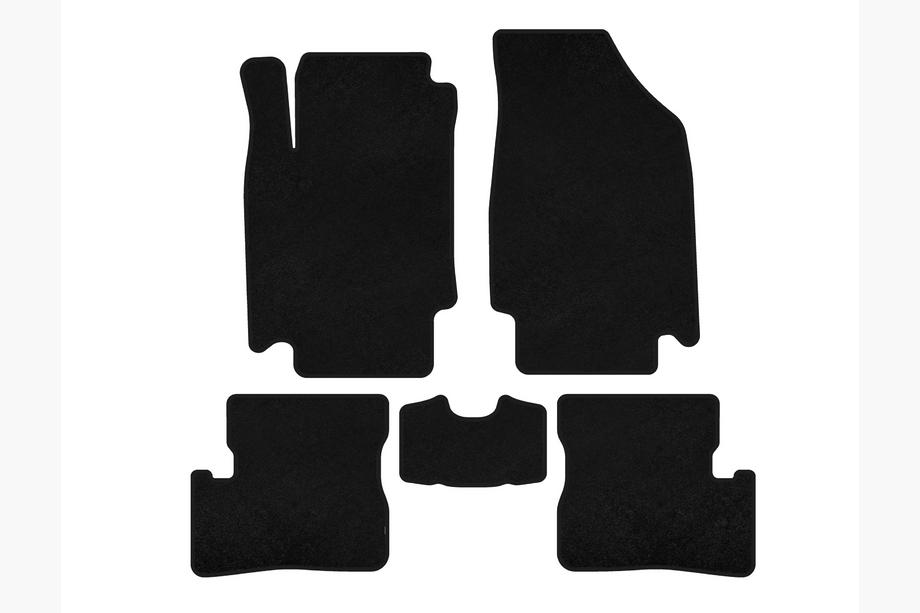 Nissan Micra K12 2003–2010 Classic textielen automatten (HB, zwart) Image