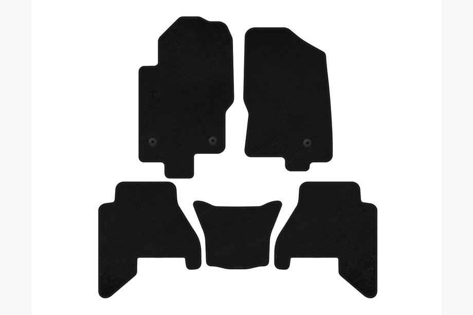 Nissan Pathfinder R51 2005–2014 Textielen vloermatten Classic V2 (2 rijen, zwart, 2010-2014) Image