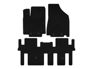 Nissan Pathfinder R52 2012–2021 Textiel automatten Classic (2 rijen, zwart) foto 1