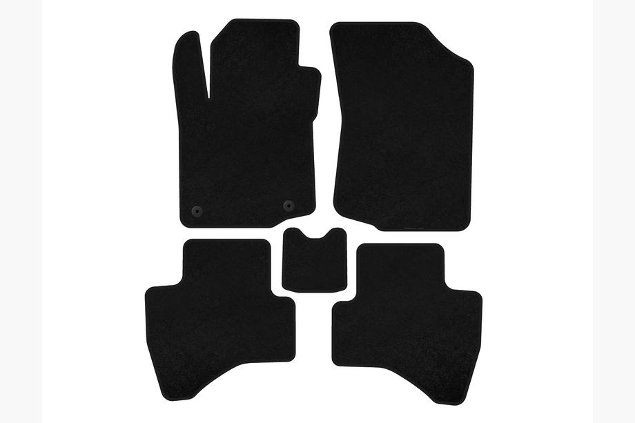 Peugeot 107 2005–2014 Classic textielen automatten (HB, zwart) Image