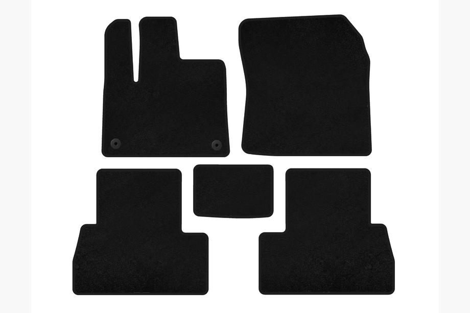 Peugeot Partner/Rifter 2019– Textielen automatten Classic (lange wielbasis, zwart) Image