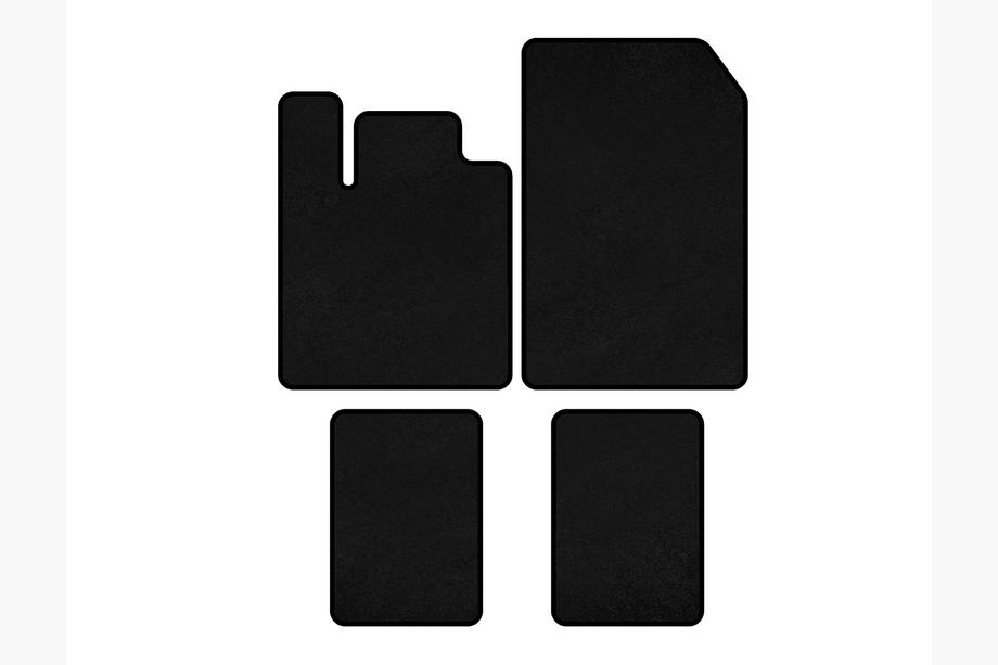 Renault Twingo 2007–2014 Textiel automatten Classic (zwart) Image