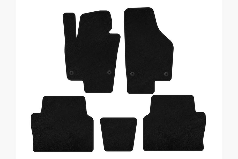 Seat Alhambra 2010– Textiele automatten Classic (2 rijen, zwart) Image
