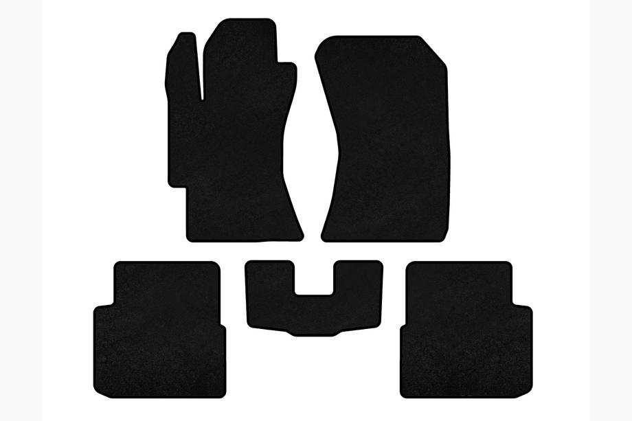 Subaru Impreza 2007–2011 Classic textielen automatten (HB, zwart) Image