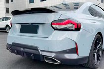 BMW 2 Serie G42 2021– MP-Style spoiler (hoogglans zwart) foto 2