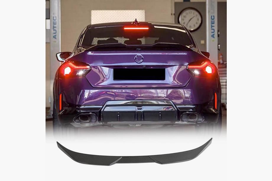 BMW 2 Serie G42 2021– Spoiler M4-Style V2 (Carbon) Foto 1