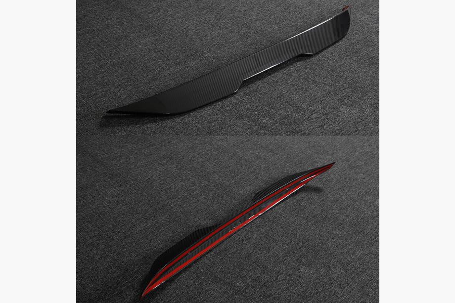 BMW 2 Serie G42 2021– Spoiler M4-Style V2 (Carbon) Foto 3