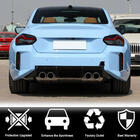 BMW 2 Serie G42 2021– Spoiler V6 (hoogglans zwart) foto 5