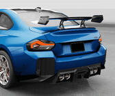 BMW 2 Serie G42 2021– Spoiler V7 (hoogglans zwart) foto 3