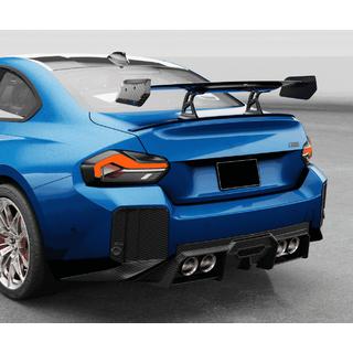 Spoiler V7 (hoogglans zwart) BMW 2 Serie G42 2021– foto 3
