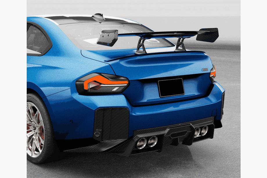 BMW 2 Serie G42 2021– Spoiler V7 (hoogglans zwart) Foto 3