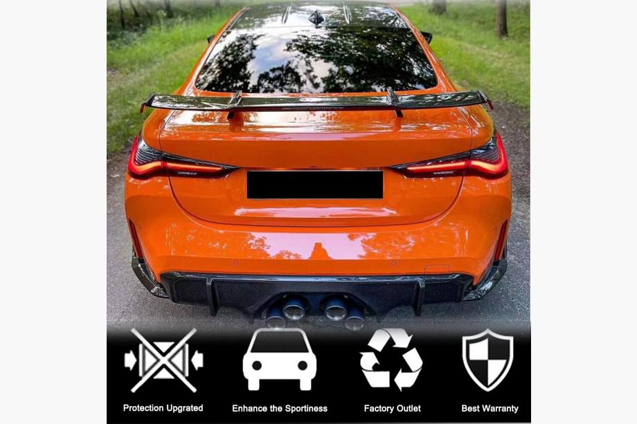 BMW 4-serie G22/23/26 2020– Spoiler (voor G82/83, carbon) Foto 4