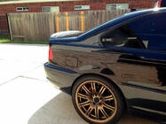 BMW 3 Serie E46 1998–2006 Kofferdekselspoiler Carbon V2 (Coupe) foto 5
