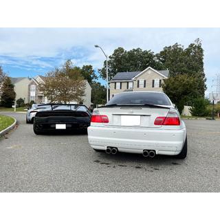 M4-Style spoiler (voor Coupé, carbon) BMW 3 Serie E46 1998–2006 foto 2