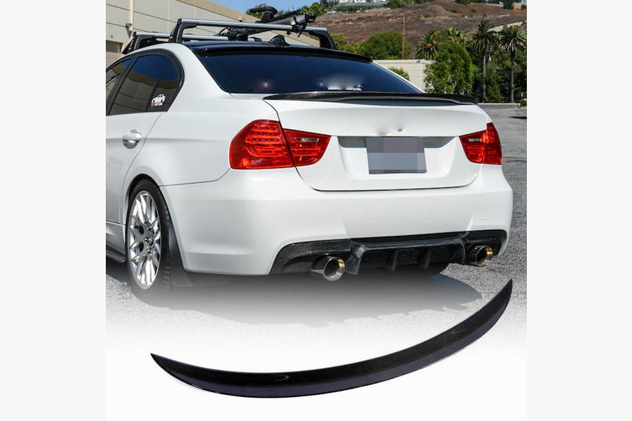 BMW 3-serie E90/E91 2005–2011 MP-Style spoiler (voor E90, carbon) Image