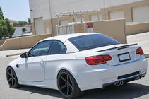 BMW 3-serie E90/E91 2005–2011 Kofferklep spoiler Carbon V2 (Cabriolet) foto 3