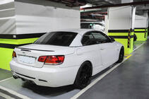 BMW 3-serie E90/E91 2005–2011 Kofferklep spoiler Carbon V2 (Cabriolet) foto 5