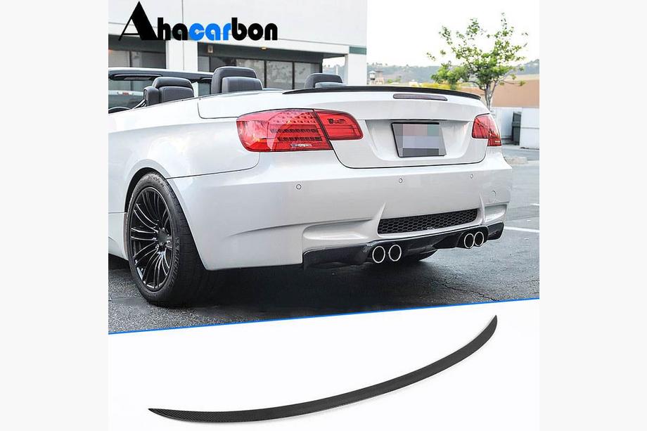 BMW 3-serie E90/E91 2005–2011 Kofferklep spoiler Carbon V2 (Cabriolet) Image