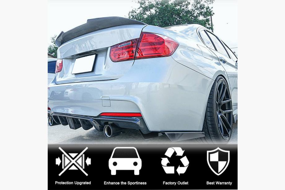 BMW 3 Serie F30/F31 2012–2019 Kofferdekselspoiler FRP (SD) Foto 3