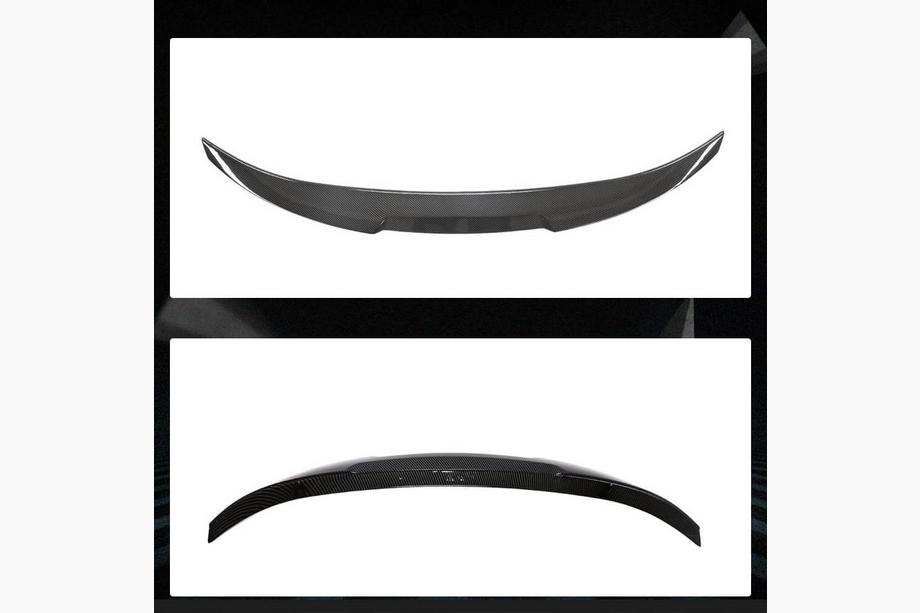 BMW 3 Serie F30/F31 2012–2019 Kofferklep spoiler Carbon Look ABS (SD) Foto 2