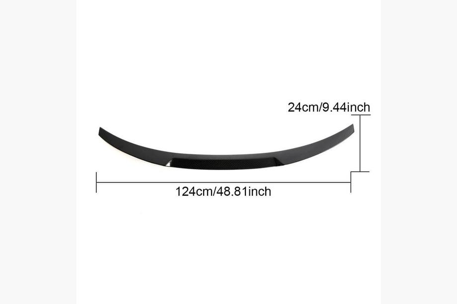 BMW 3 Serie F30/F31 2012–2019 M4-Style V2 spoiler (voor F30/F80, carbon) Foto 3