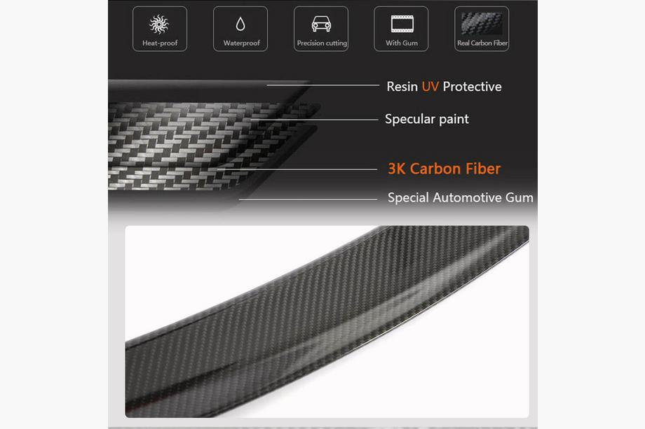 BMW 3 Serie F30/F31 2012–2019 MP-Style V2 spoiler (voor F30/F80) Foto 4
