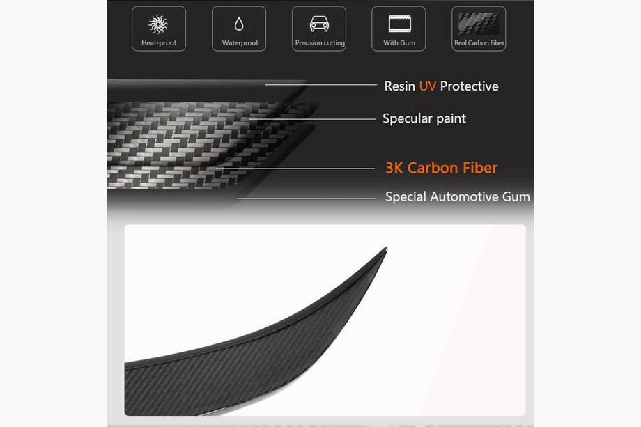 BMW 3 Serie F30/F31 2012–2019 PSM-Style V2 spoiler (voor F30/F80, carbon) Foto 5