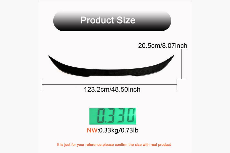 BMW 3 Serie F30/F31 2012–2019 PSM-Style V2 spoiler (voor F30/F80, carbon) Foto 6