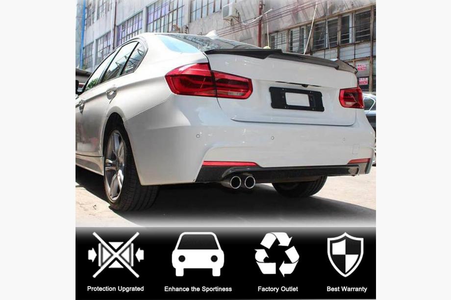 BMW 3 Serie F30/F31 2012–2019 Kofferklepspoiler FRP V14 (SD) Foto 2
