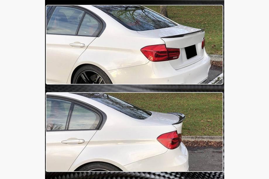 BMW 3 Serie F30/F31 2012–2019 Kofferklep spoiler carbon V16 (SD) Foto 3
