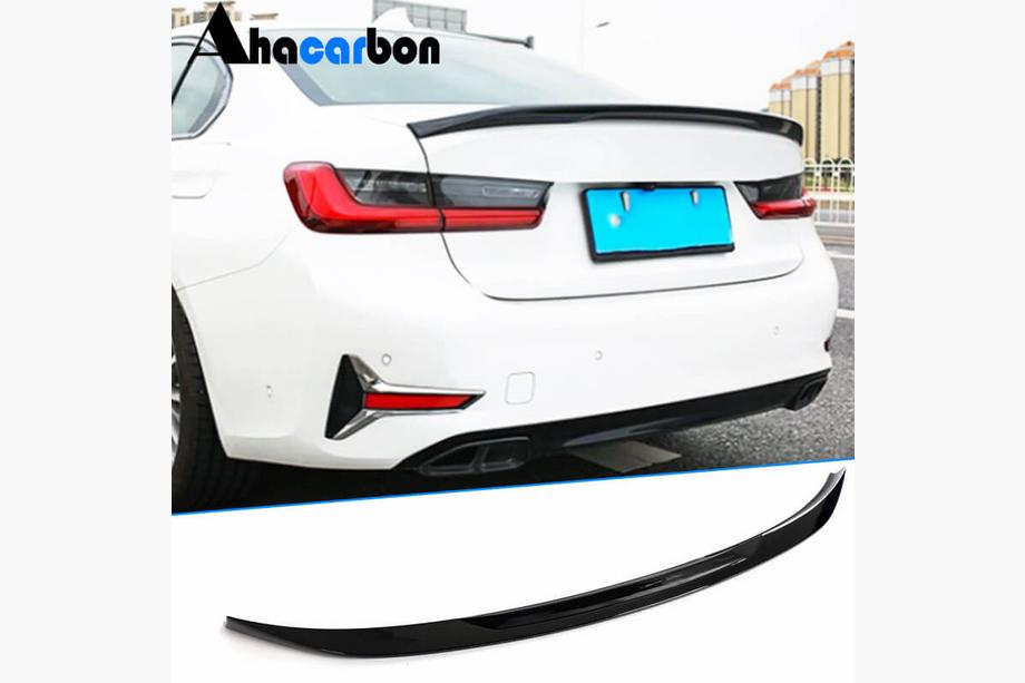 BMW 3 Serie G20/G21 2018– Achterklepspoiler Hoogglans Zwart ABS V3 (SD) Image