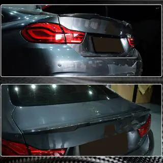 V6 spoiler (voor F32, carbon) foto 3
