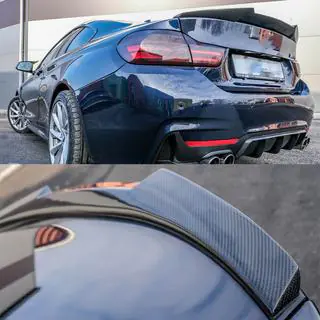 M4-Style spoiler (voor F32, carbon) foto 3