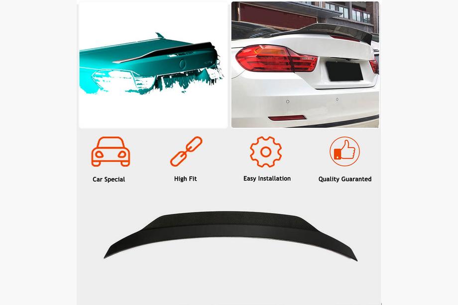 BMW 4 Serie F32/F33/F36 2012–2020 Spoiler V2 (voor F33/F83, carbon) Foto 2