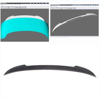 Spoiler V1 (voor F33/F83, carbon) foto 2