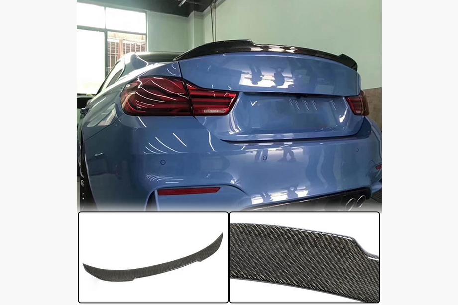 BMW 4 Serie F32/F33/F36 2012–2020 Kofferklep spoiler Carbon V5 (voor F36) Foto 1