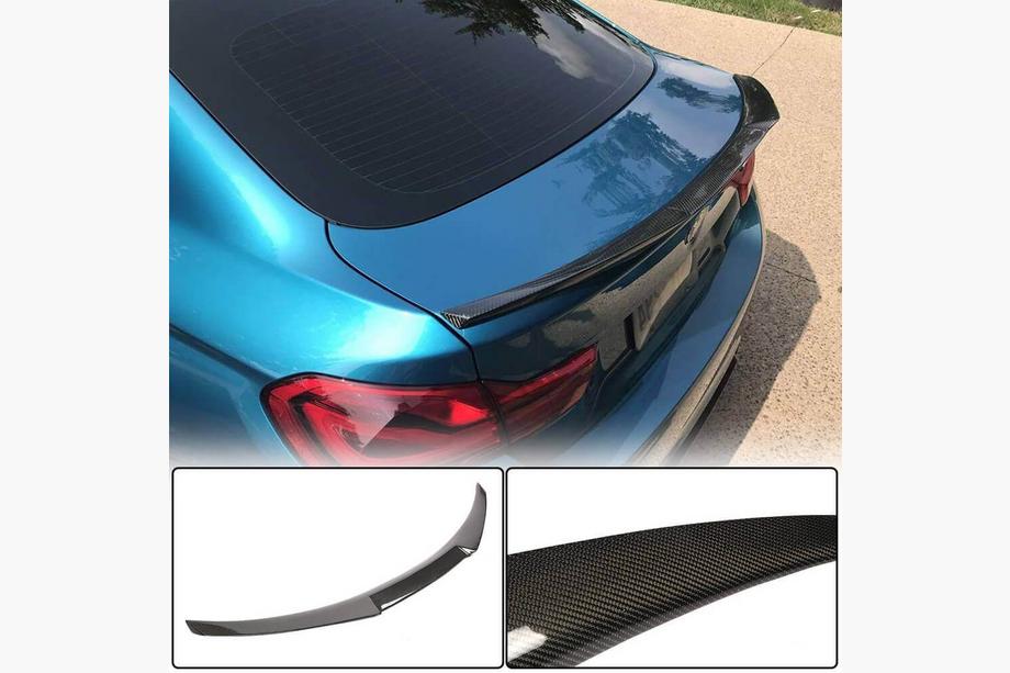 BMW 4 Serie F32/F33/F36 2012–2020 Carbon V6 kofferbakspoiler (voor F36) Foto 1