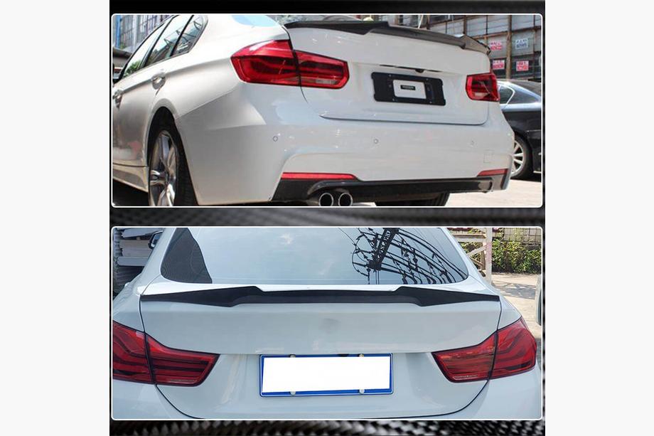 BMW 4 Serie F32/F33/F36 2012–2020 Carbon V6 kofferbakspoiler (voor F36) Foto 4