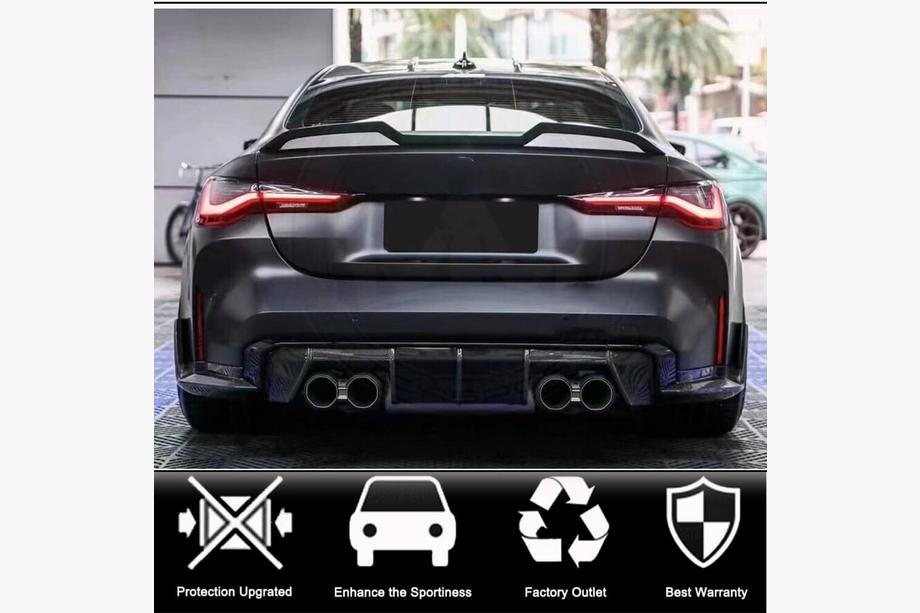 BMW 4-serie G22/23/26 2020– Spoiler V2 (voor G22/G82, carbon) Foto 2
