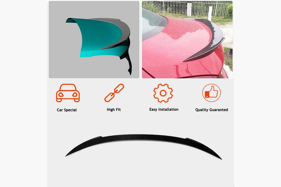 BMW 6-serie F12/F13/F06 2011–2018 Kofferbakdekselspoiler FRP V7 (voor F12) Foto 3