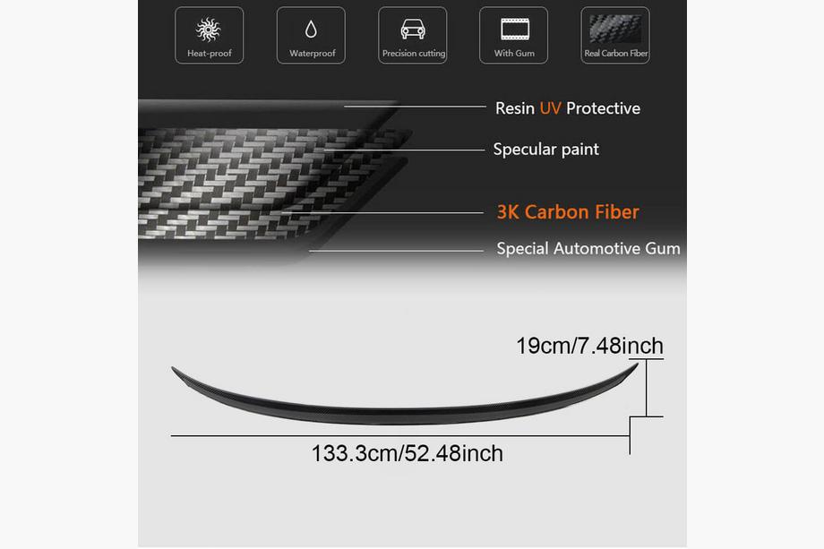 BMW 6-serie G32 2017– Spoiler (carbon) Foto 6