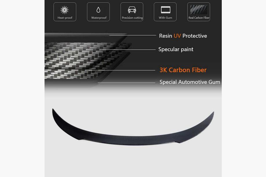 BMW 8-serie G14/G15/G16 2018– M4-Style spoiler (voor G15/F92, carbon) Foto 3